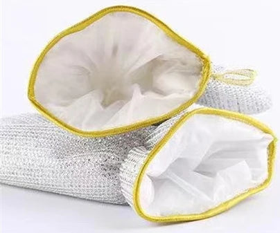 Silver Wire Waterproof Household Dishwashing Gloves