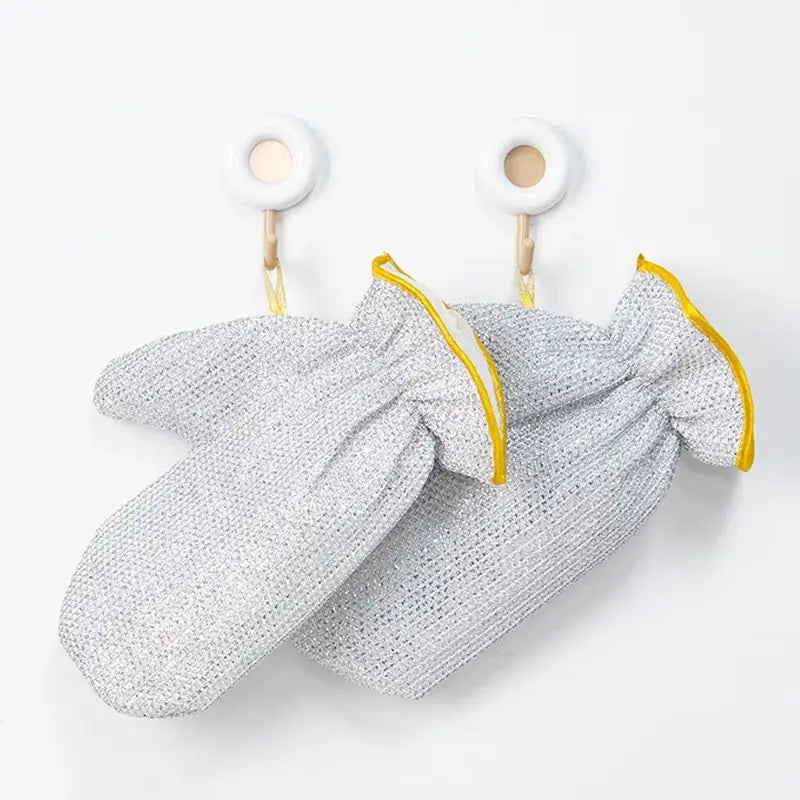 Silver Wire Waterproof Household Dishwashing Gloves