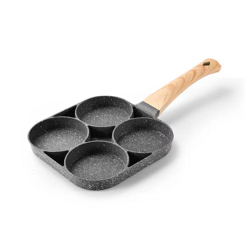 Nonstick 4-hole Frying Pan-Gas stove/ Induction