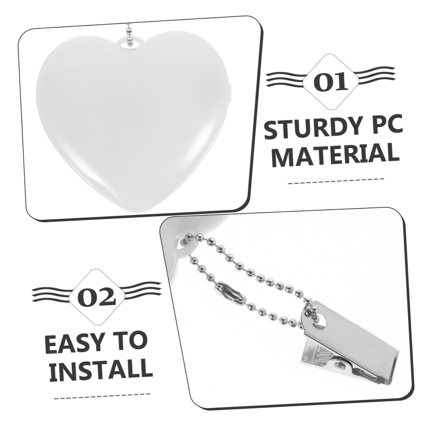 Heart shape handbag light- Rechargeable