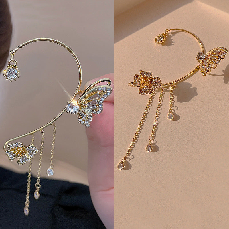 Butterfly Tassel Ear Cuff Earring- ১ জোরা 🦋