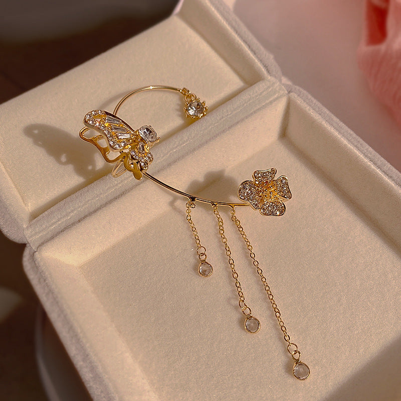 Butterfly Tassel Ear Cuff Earring- ১ জোরা 🦋
